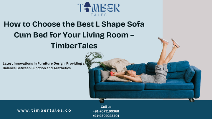 How to Choose the Best L Shape Sofa Cum Bed for Your Living Room – TimberTales