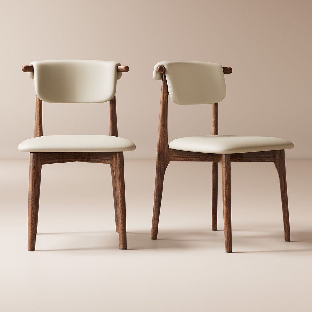 Nordic Crest Upholstered Chair