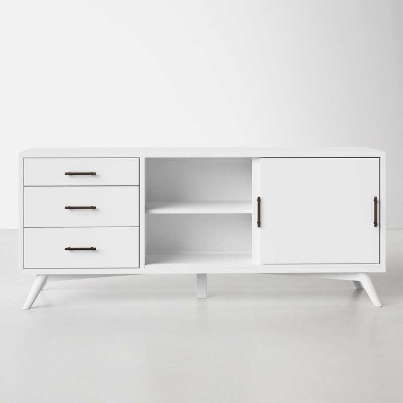 White Memphis TV Stand