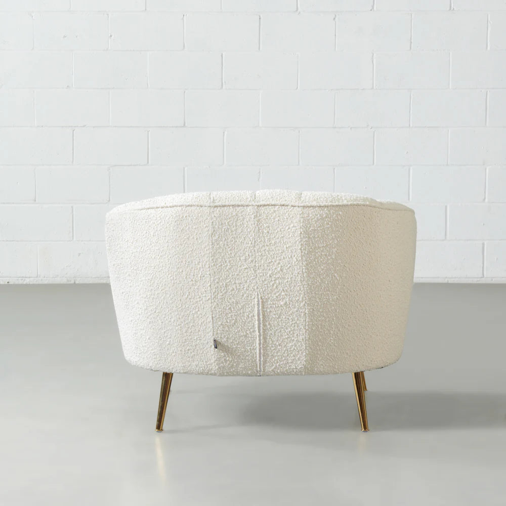 AUDREY - Cream Fabric Chair