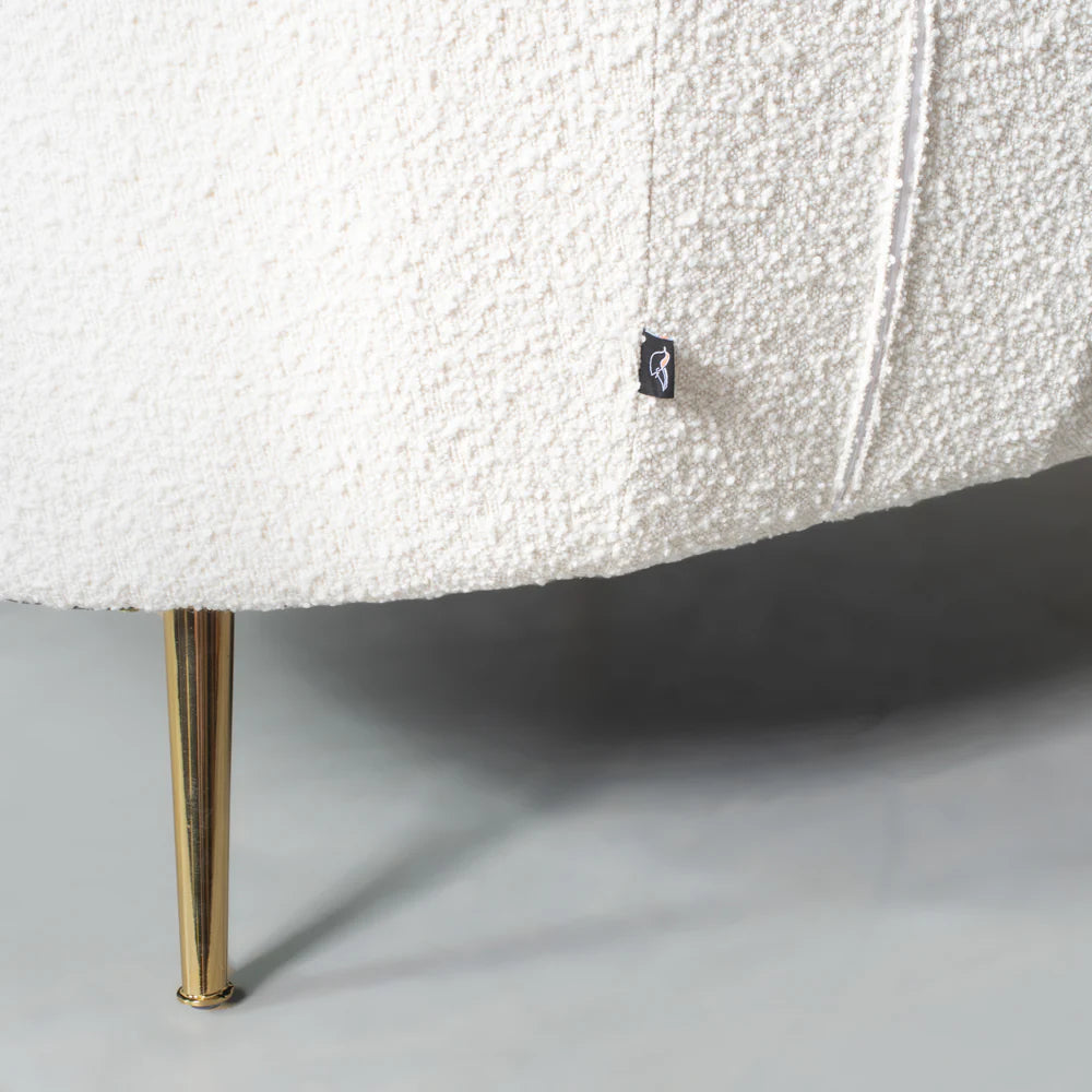 AUDREY - Cream Fabric Chair