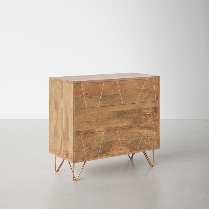 Luka 3 Drawer Standard Dresser Chest