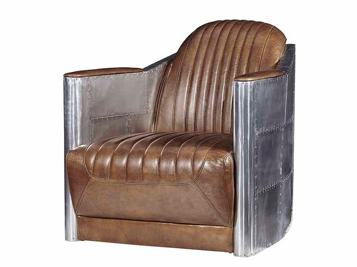 Aviator Leather Chair， Leather Chair，Aviator  Chair, Tomcat Chair,  Chair in Vintage Leather