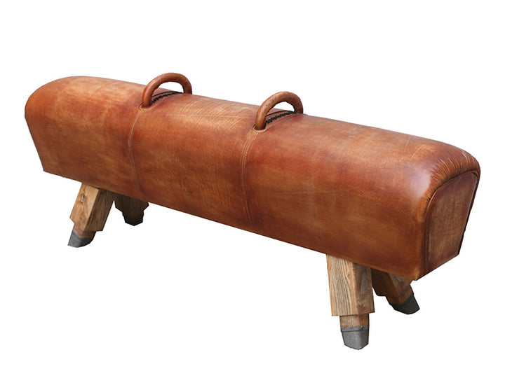 Saddle Leather Stool