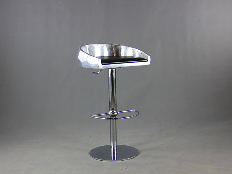 Swivel Bar Stools With Armrest,Silver Metal Bar Stools