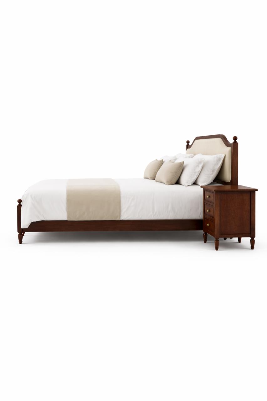 Regal Comfort Upholstered Wooden Bed