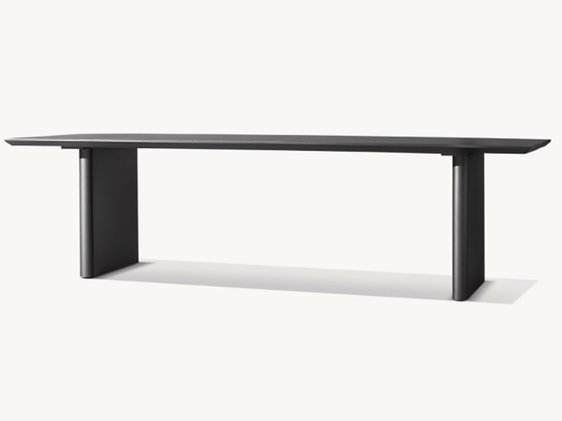 ALUMINUM RECTANGULAR DINING TABLE