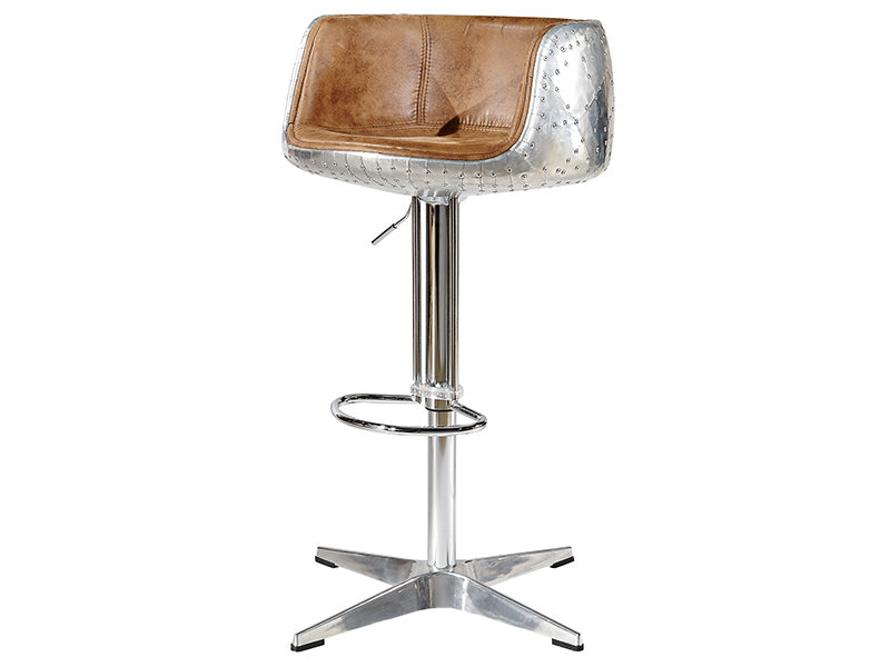 Vintage Adjustable Swivel Bar Stool