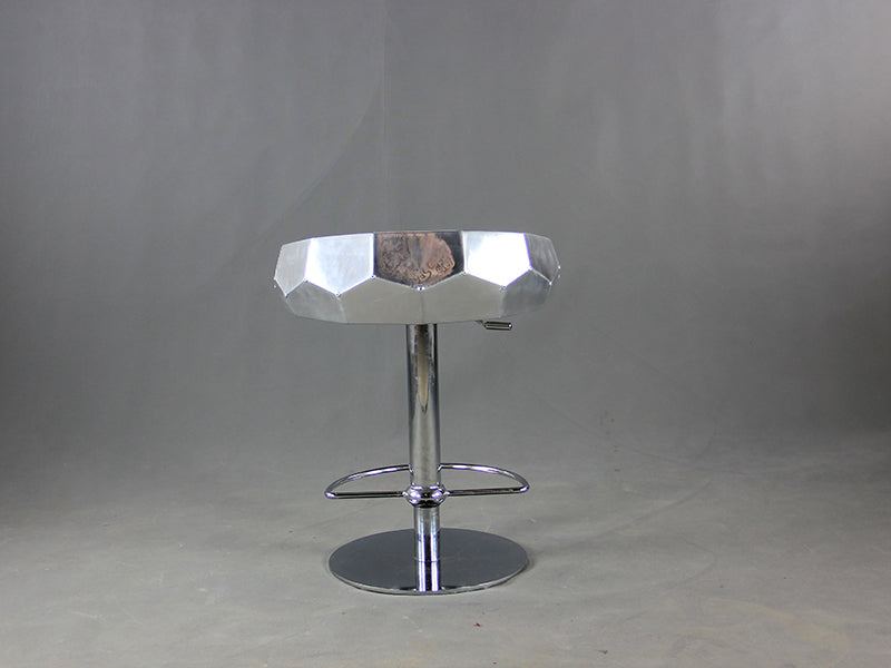 Swivel Bar Stools With Armrest,Silver Metal Bar Stools