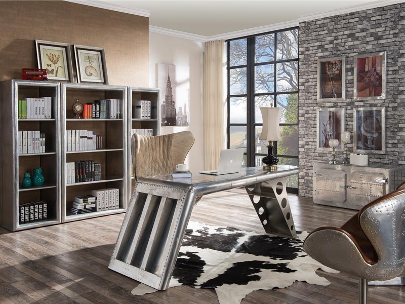 Aviator Pony Skin Leather Egg Chair,Fiberglass Inner Frame+ Pony Skin Leather+ Aluminium Cover