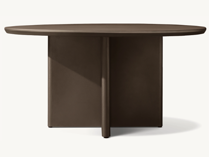 ALUMINUM ROUND DINING TABLE