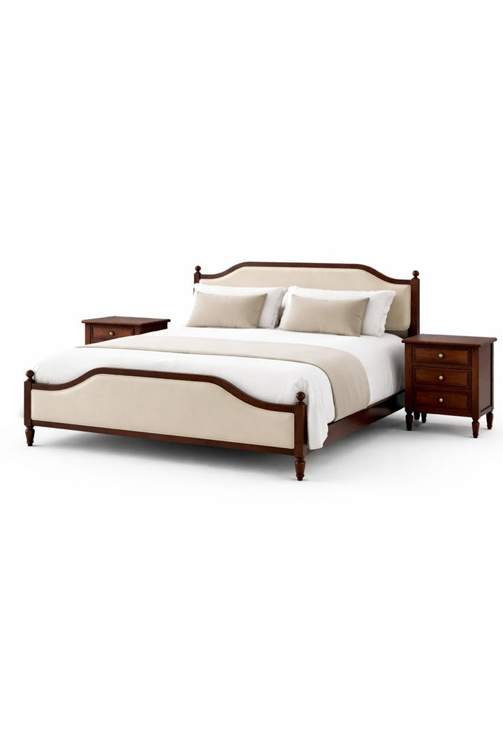 Regal Comfort Upholstered Wooden Bed