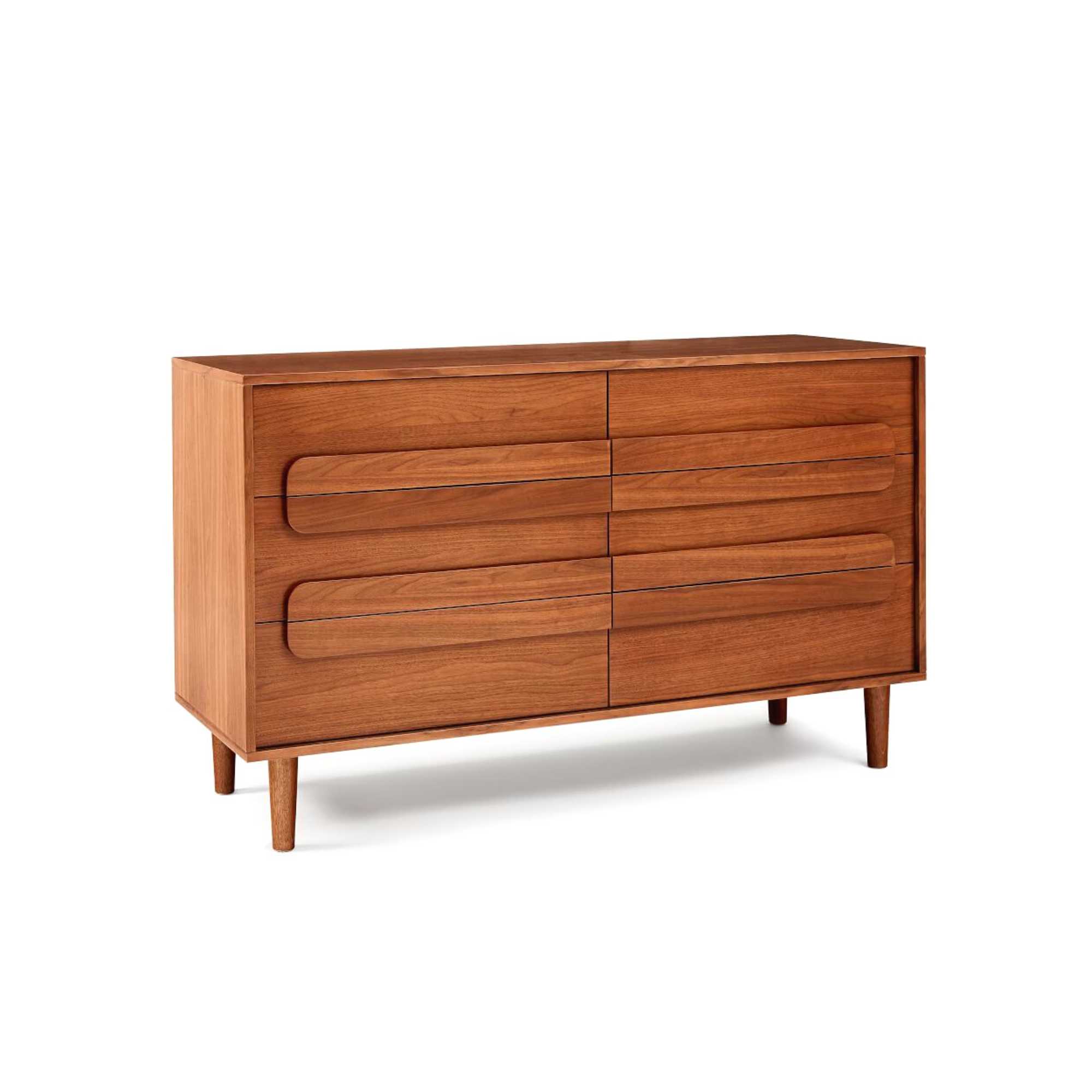 Walnut Jason 6-Drawer Kids Dresser