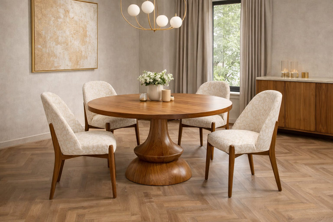 Solenne Premium Teak Wood Dining Chair