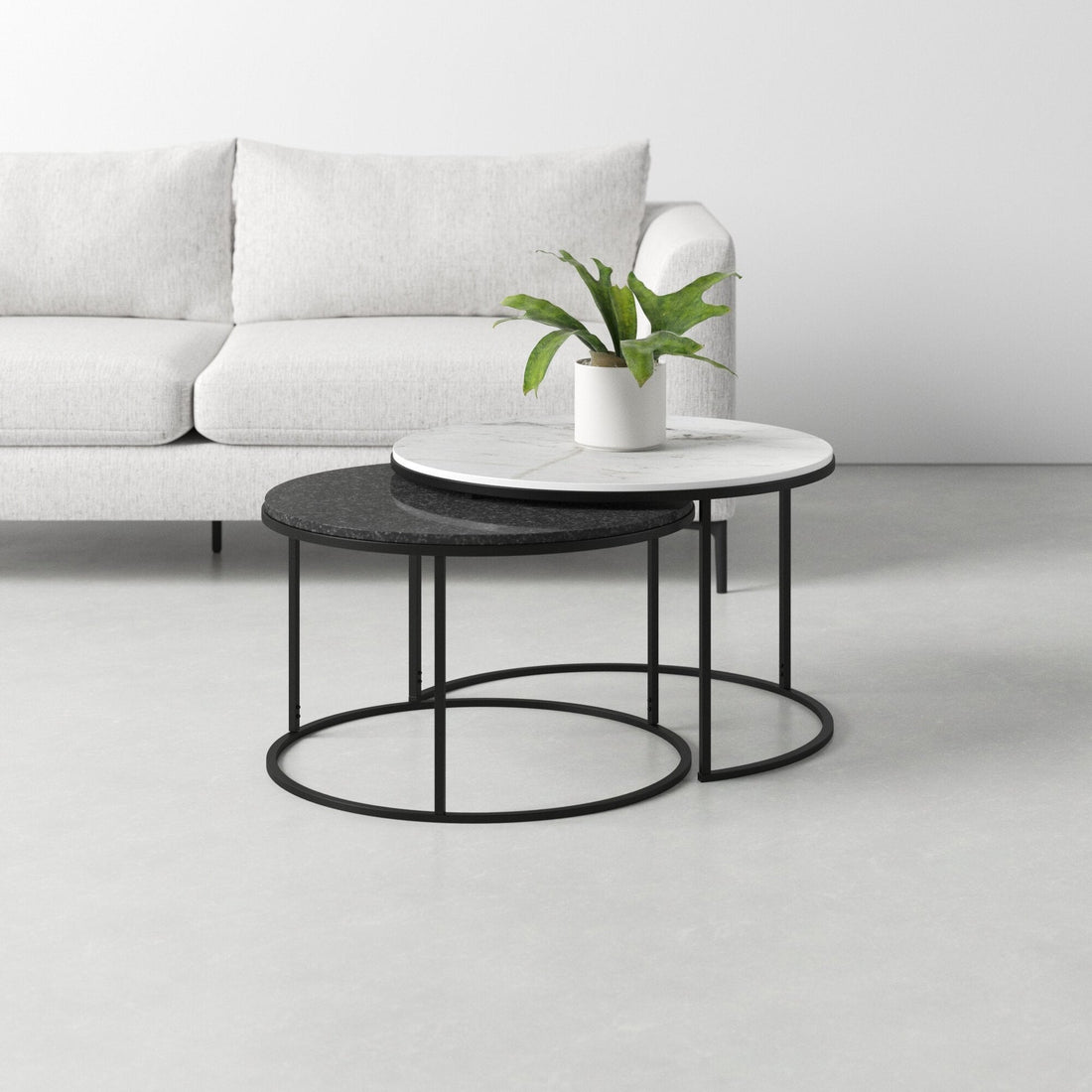 Damien Genuine Marble Coffee Table
