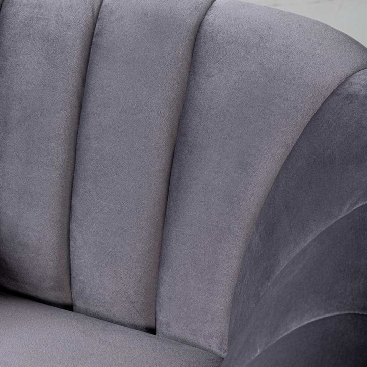 AUDREY - Grey Fabric Chair