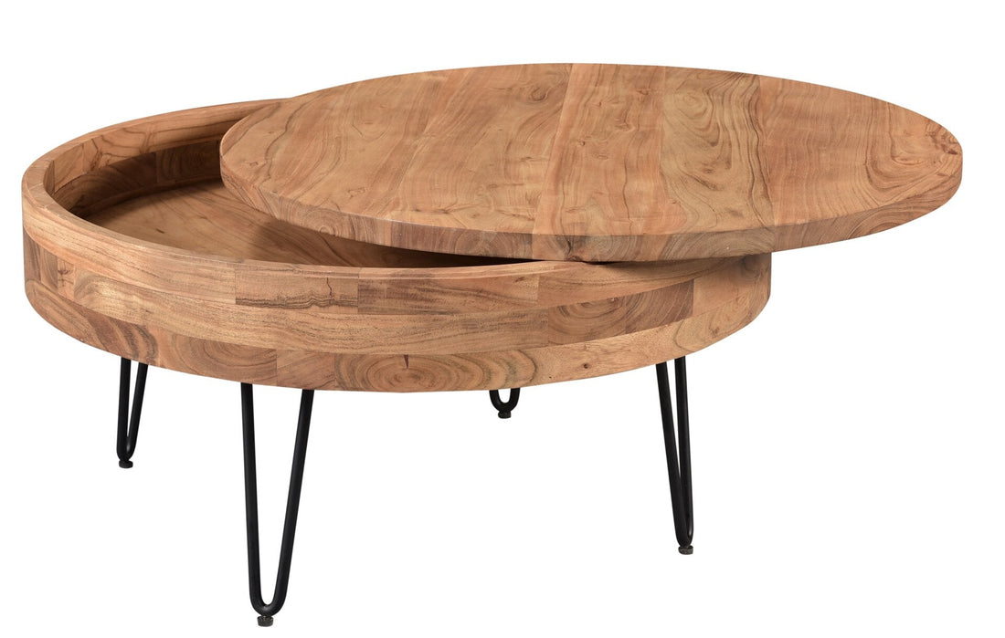 Keith Solid Wood Storage Coffee Table