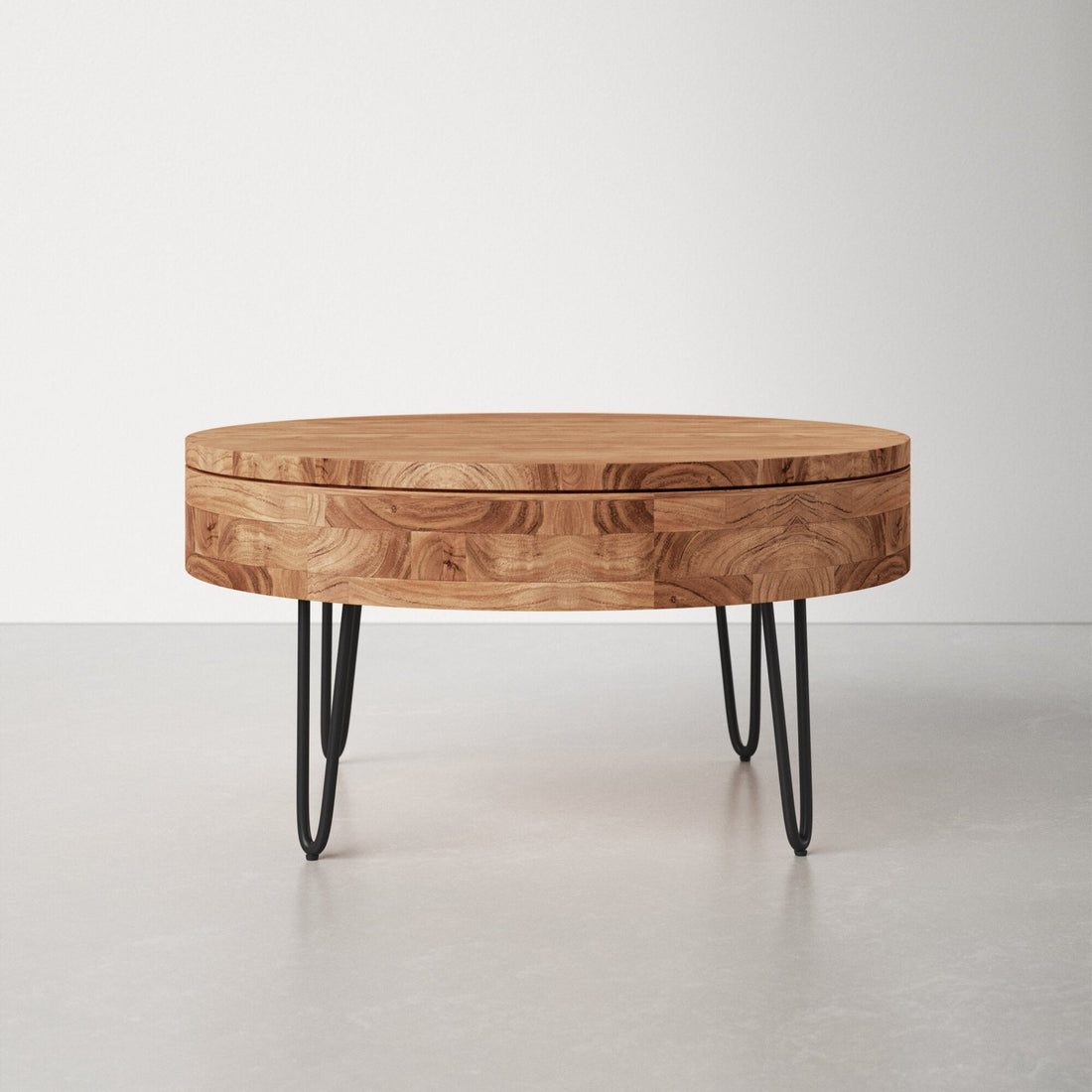 Keith Solid Wood Storage Coffee Table
