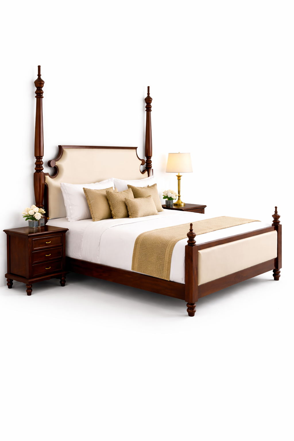 The Monarch Suite Indian Rose Wood Bed