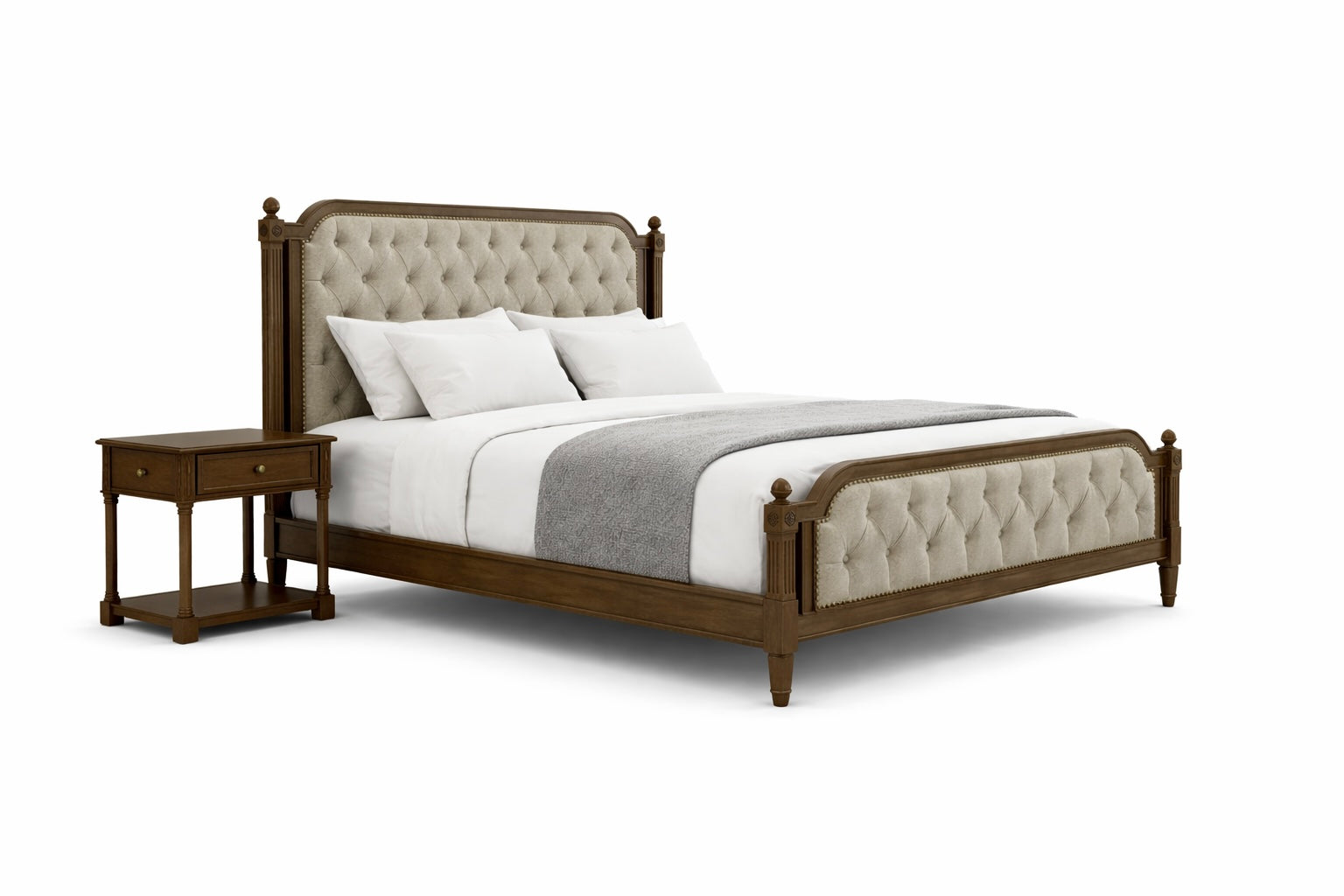 The Victorian Grace Boutique Indian Rose wood Bed