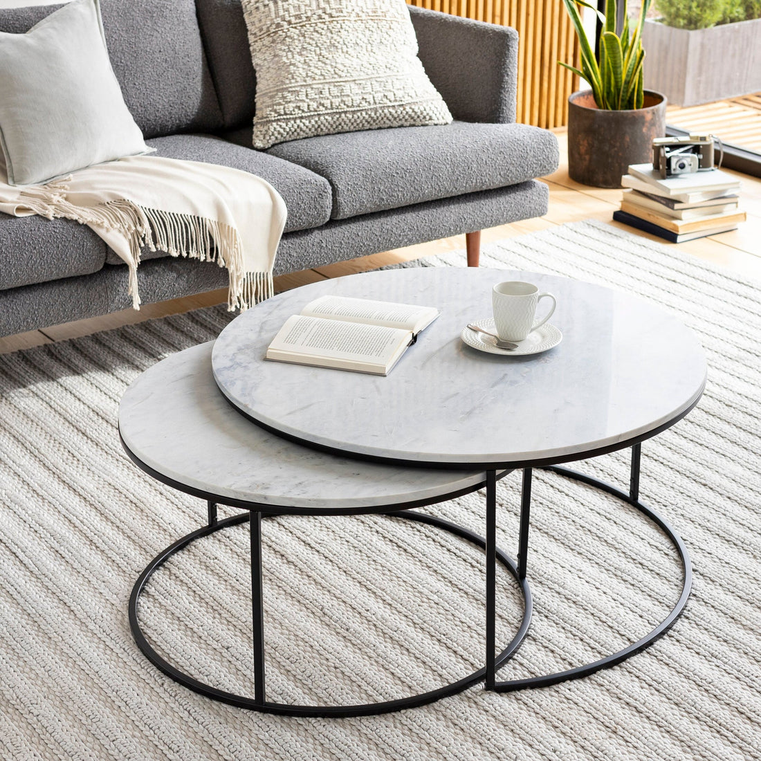 Zayn Genuine Marble Coffee Table