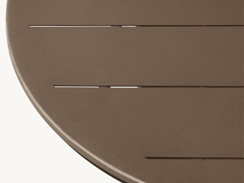 ALUMINUM ROUND DINING TABLE