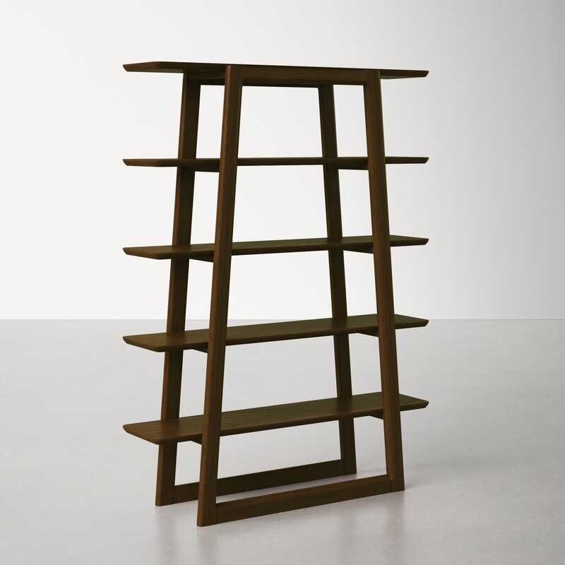 Black Walnut Franklin Etagere Bookcase