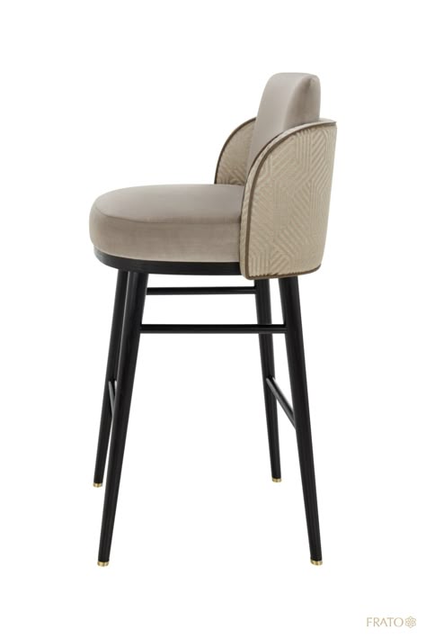 Noir Luxe Bar Chair