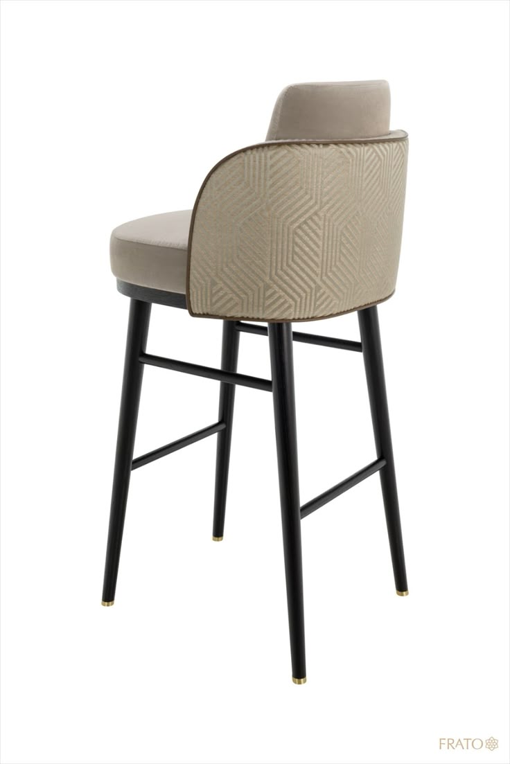 Noir Luxe Bar Chair