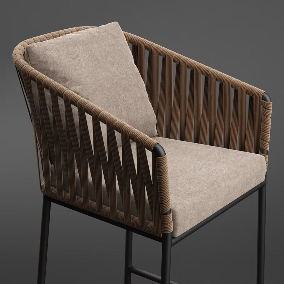 Verona Woven Bar Chair