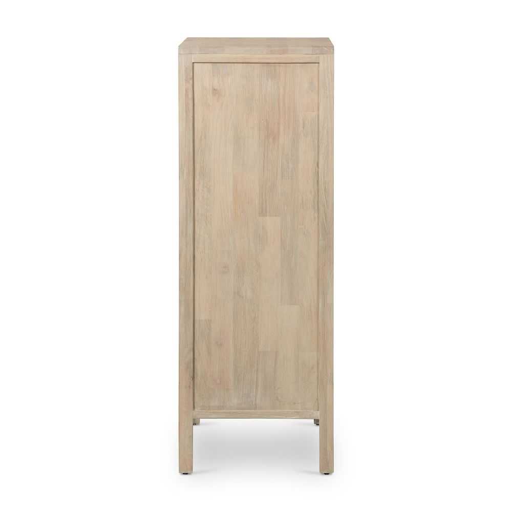 Natural Diego Rattan 5-Drawer Dresser