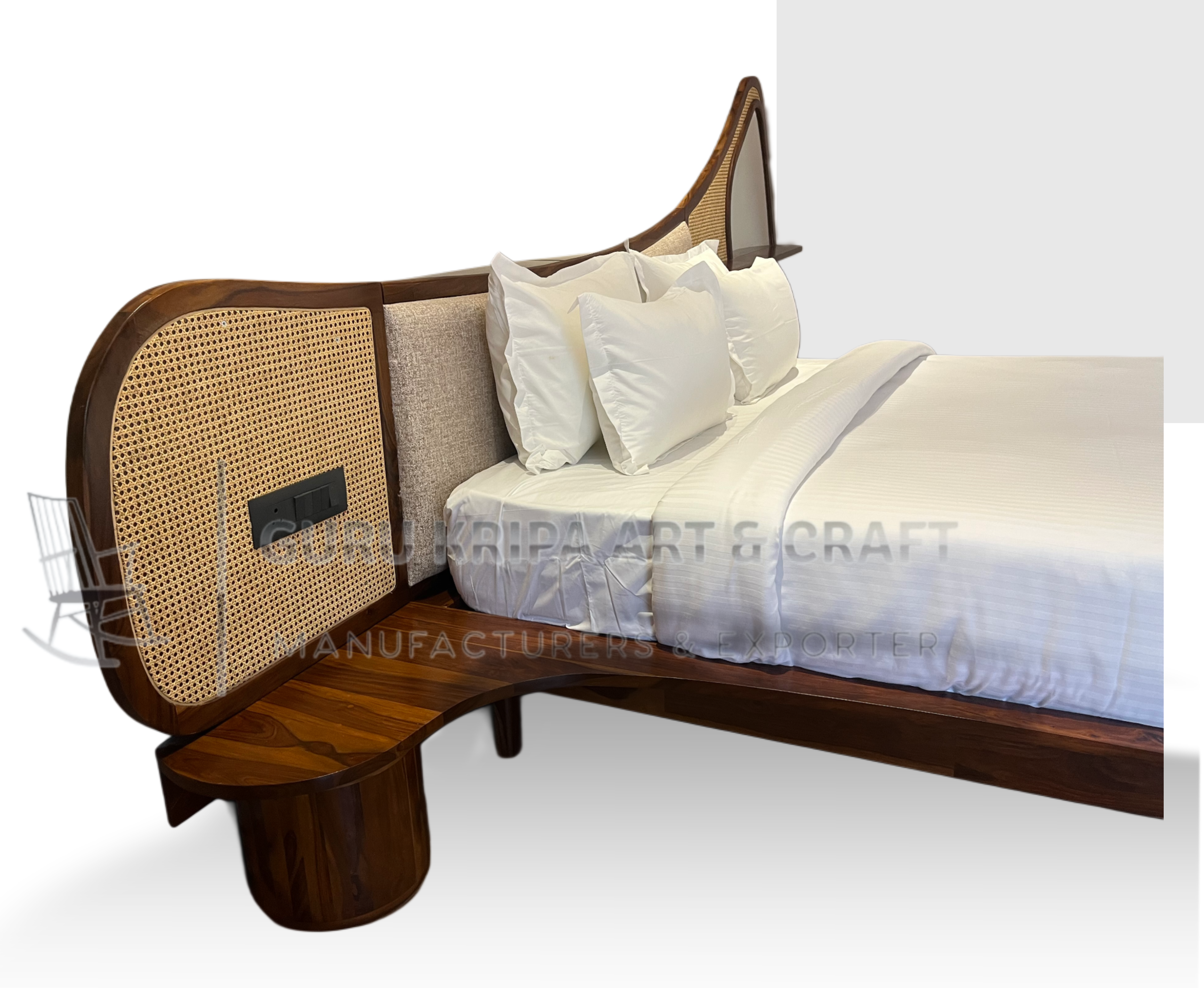 Elara Cane Signature Bed