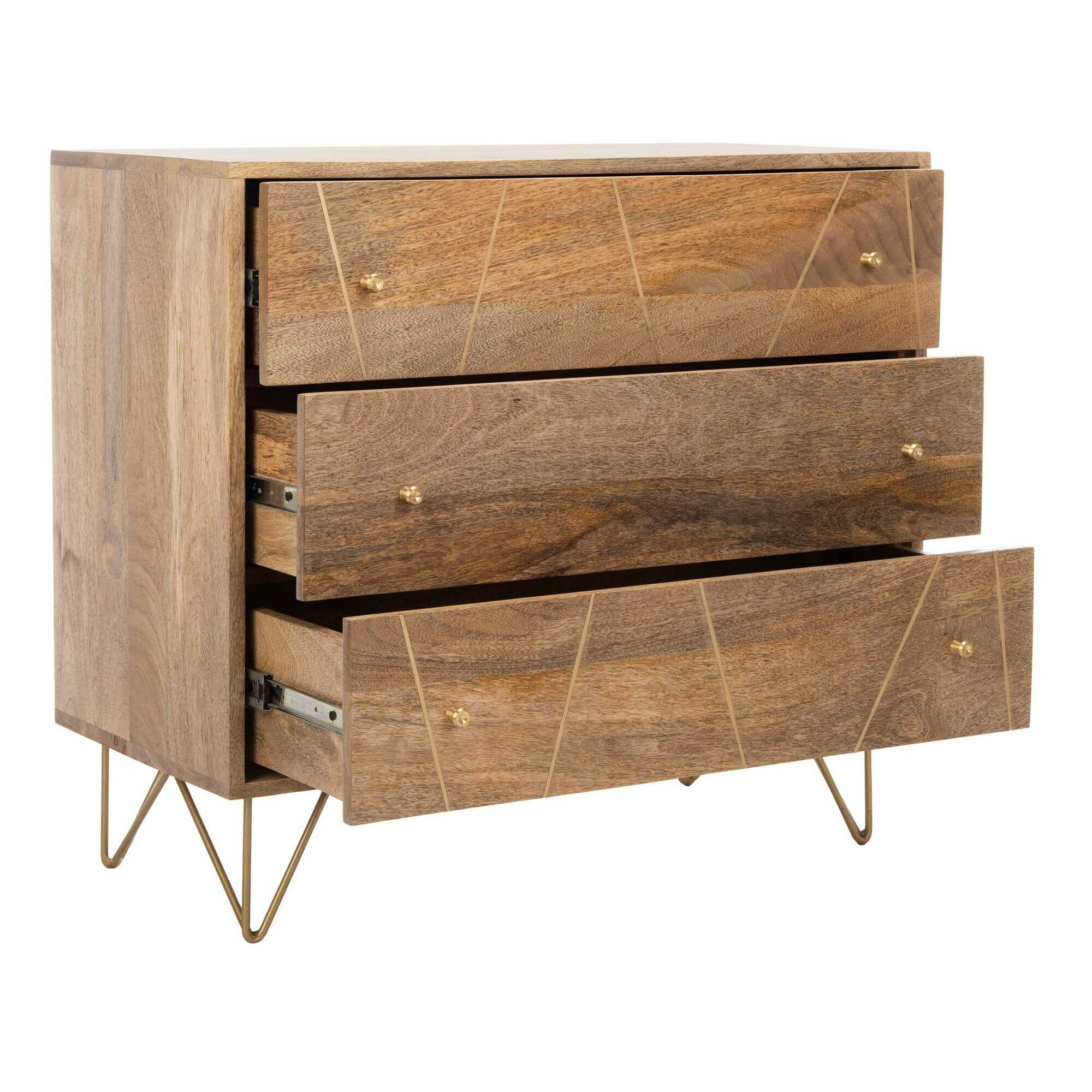 Luka 3 Drawer Standard Dresser Chest