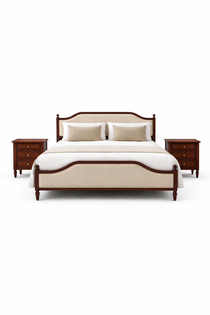 Regal Comfort Upholstered Wooden Bed