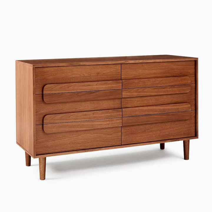 Walnut Jason 6-Drawer Kids Dresser