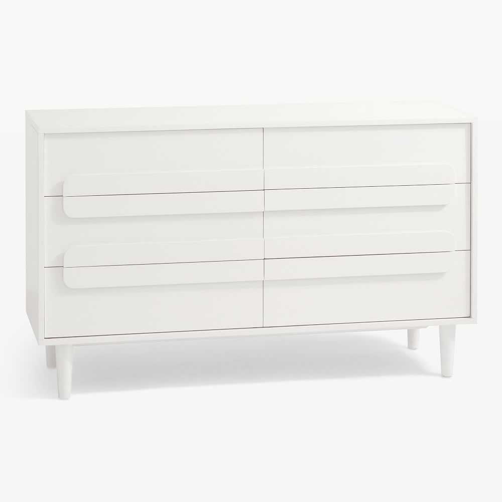 White Jason 6-Drawer Kids Dresser