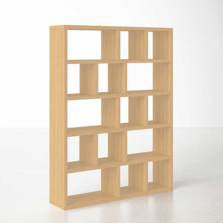 Oak Archie Geometric Bookcase