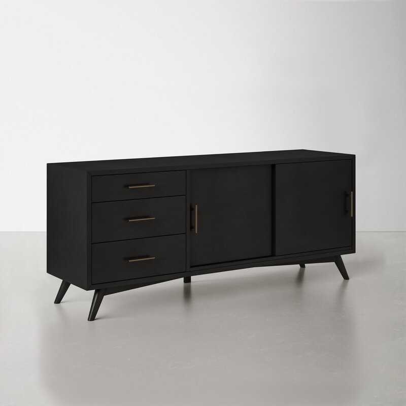 Black Memphis TV Stand