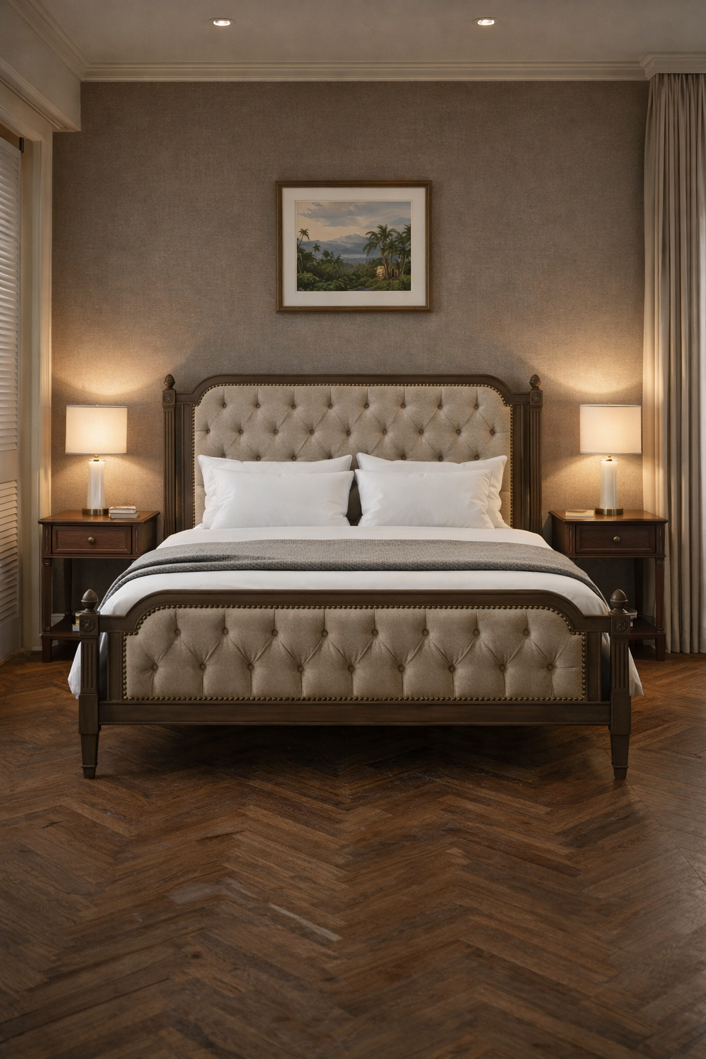 The Victorian Grace Boutique Indian Rose wood Bed