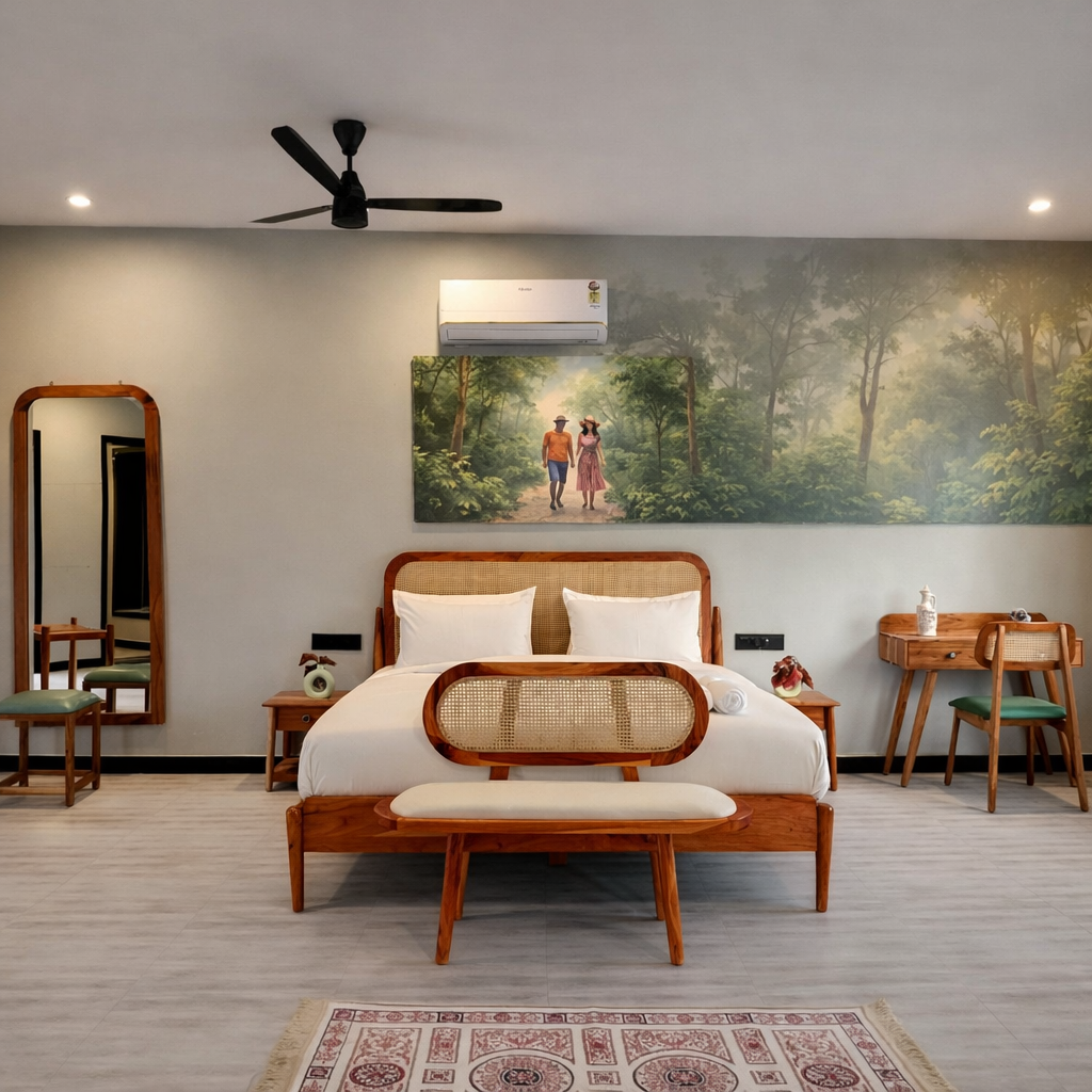 Forest Elegance Villa Bed