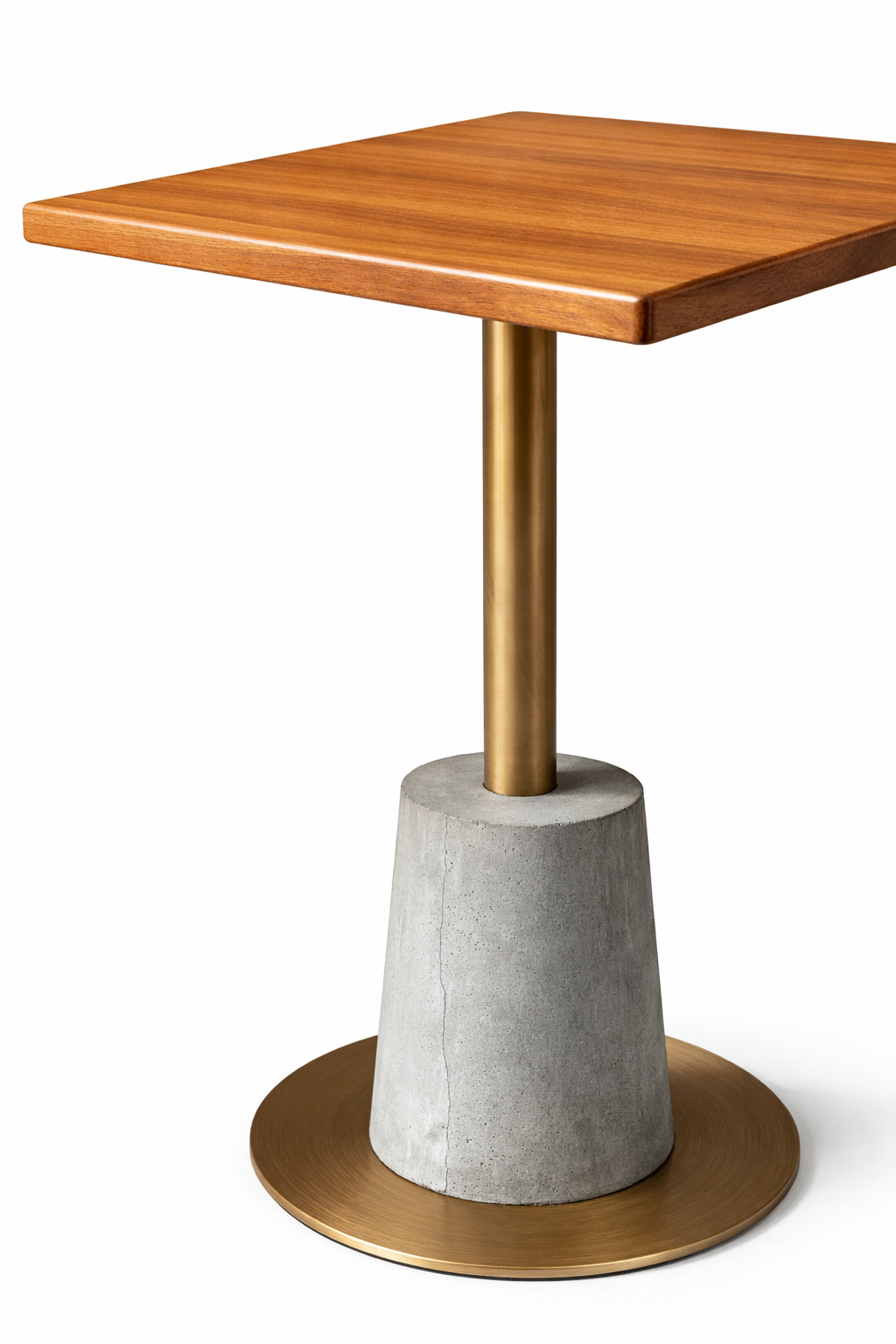 Urban Luxe Pedestal High Bar Table