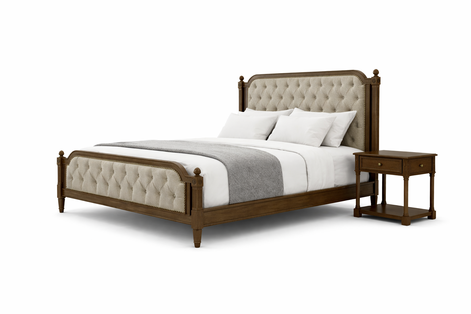 The Victorian Grace Boutique Indian Rose wood Bed
