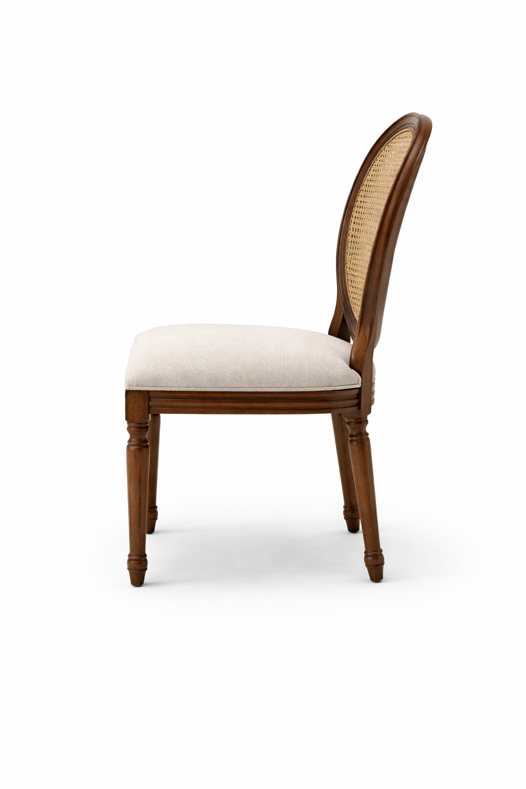 Royal Cane Back Upholstered Dining Chair