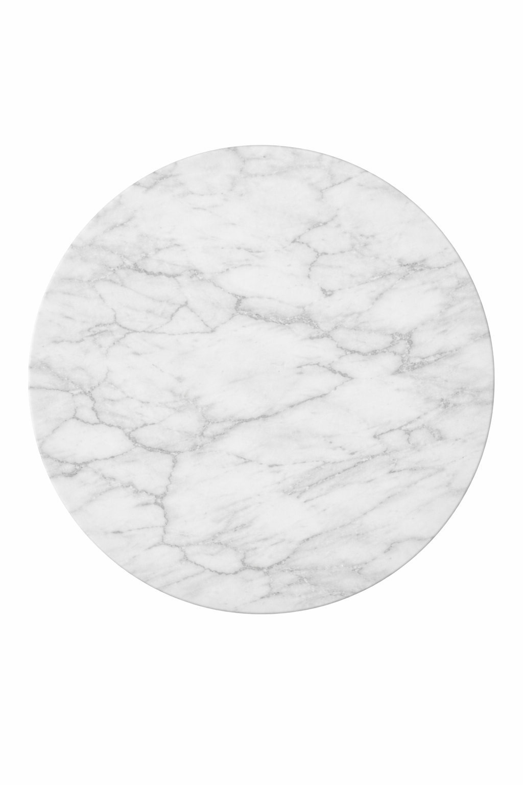 Luxe Cane Base Marble Top Dining Table