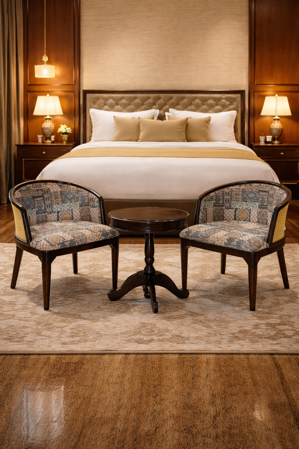 🪑 The Marquina Cane  Shisham Wood Chair