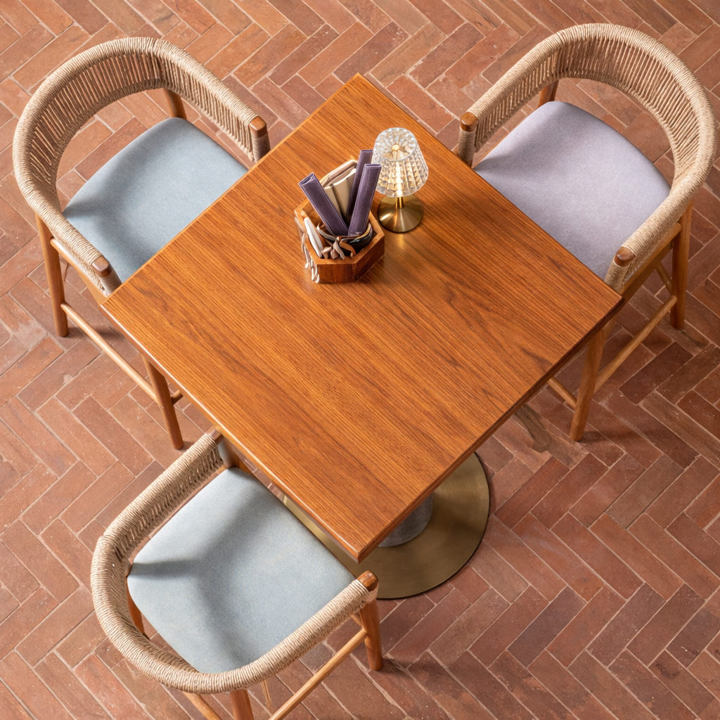Urban Luxe Pedestal High Bar Table